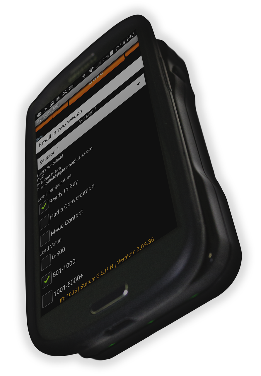 EventNeat Bluetooth scanner photo